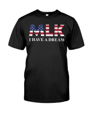 Martin Luther King Jr Word Cloud I Have A Dream Classic T-Shirt front