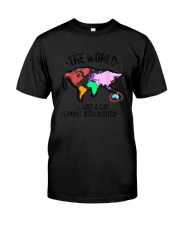 The World Is A Cat Playing With Australia Short Sleeve T-shirt Classic T-Shirt tile