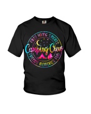 Camping Crew 2023 Funny Campfire Camping Life Happy Camper T-Shirt Youth T-Shirt tile