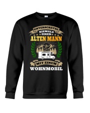 Unterschatz niemals Alter Mann mit Motorhome Crewneck Sweatshirt tile