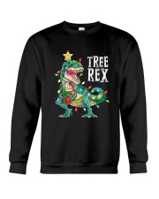 Christmas Dinosaur Tree Rex Pajamas Men Boys Xmas Lights T-Shirt Crewneck Sweatshirt tile