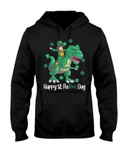 Dino St Patricks Day Shirt Kids Toddler Boys Leprechaun T-Shirt Hooded Sweatshirt tile
