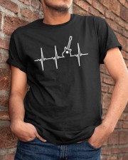Guitar Heartbeat Instrument Gift T-Shirt Classic T-Shirt apparel-classic-tshirt-lifestyle-26