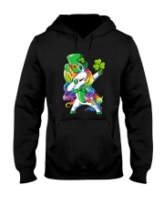 St Patricks Day Girls Dabbing Unicorn Leprechaun Lepricorn T-Shirt Hooded Sweatshirt tile