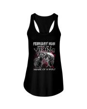 February man - Birthday Ladies Flowy Tank tile