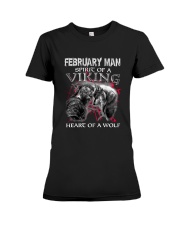 February man - Birthday Premium Fit Ladies Tee tile
