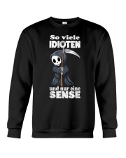 So Many Idioten Und Nur Eine Sense Cat Sarcasm Crewneck Sweatshirt tile