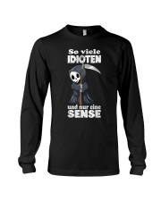 So Many Idioten Und Nur Eine Sense Cat Sarcasm Long Sleeve Tee tile