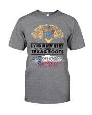 LIVING IN NEW JERSEY WITH TEXAS ROOTS Classic T-Shirt thumbnail