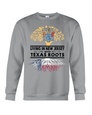 LIVING IN NEW JERSEY WITH TEXAS ROOTS Crewneck Sweatshirt thumbnail