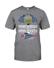LIVING IN IDAHO WITH OHIO ROOTS Classic T-Shirt thumbnail