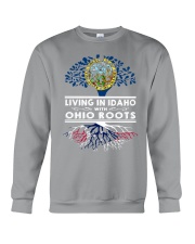 LIVING IN IDAHO WITH OHIO ROOTS Crewneck Sweatshirt thumbnail