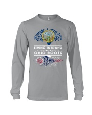 LIVING IN IDAHO WITH OHIO ROOTS Long Sleeve Tee thumbnail