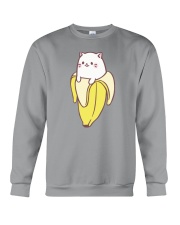 CAT AND BANANA T-SHIRT Crewneck Sweatshirt front