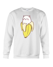 CAT AND BANANA T-SHIRT Crewneck Sweatshirt thumbnail