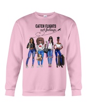 Catch Flights Not Feelings Summer Crewneck Sweatshirt thumbnail