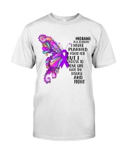 Migraine Butterfly Ribbon Premium Fit Mens Tee thumbnail