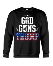 God Guns And Trump 2Nd Amendment Usa Flag Crewneck Sweatshirt thumbnail