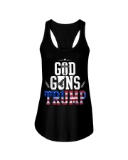 God Guns And Trump 2Nd Amendment Usa Flag Ladies Flowy Tank thumbnail