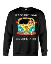 On A Dark Desert Highway Crewneck Sweatshirt thumbnail