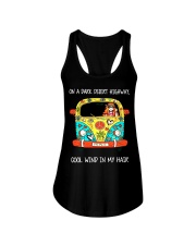 On A Dark Desert Highway Ladies Flowy Tank thumbnail