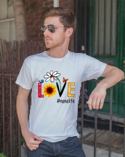 Love Nana Life Heart Sunflower Shirt Classic T-Shirt lifestyle-mens-crewneck-front-2