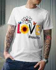 Love Nana Life Heart Sunflower Shirt Classic T-Shirt lifestyle-mens-crewneck-front-6