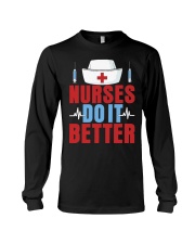 Nurses Funny New Cool Long Sleeve Tee tile