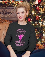 Ballet and Dance Tee Crewneck Sweatshirt lifestyle-holiday-sweater-front-2