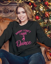Sorry I Can't I Have Dance Crewneck Sweatshirt lifestyle-holiday-sweater-front-3