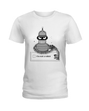 I'm Not A Robot Ladies T-Shirt thumbnail