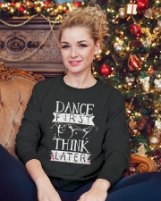 Dance First Think Later Crewneck Sweatshirt lifestyle-holiday-sweater-front-2