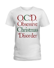 OCD Christmas Ladies T-Shirt thumbnail