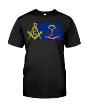 North Dakota Freemasons Classic T-Shirt front