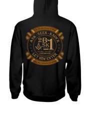 Ask Seek Knock Hooded Sweatshirt tile