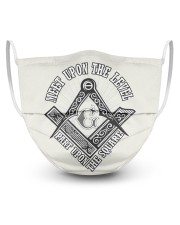 Meet upon the level Part upon the square 3 Layer Face Mask - Single front