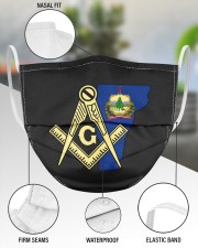 Vermont Freemasons 3 Layer Face Mask - Single aos-face-mask-3-layers-lifestyle-front-49