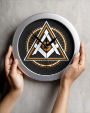 Bevelled Square and Compass Wall Clock aos-wall-clock-lifestyle-front-04