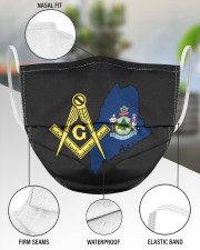 Maine Freemasons 3 Layer Face Mask - Single aos-face-mask-3-layers-lifestyle-front-49