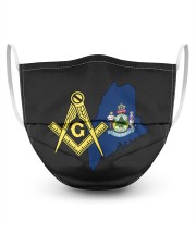 Maine Freemasons 3 Layer Face Mask - Single front