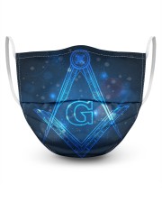 Masonic Symbol 3 Layer Face Mask - Single front