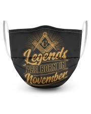 Legends Are Born In November Masks tile