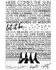 Lyrics The Beatles 16x24 Poster front