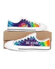 Be kind Men's Low Top White Shoes thumbnail
