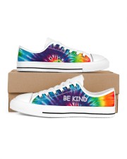 Be kind Women's Low Top White Shoes thumbnail