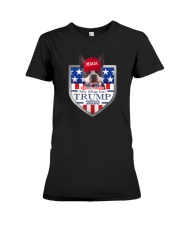 My Boston Terrier For Trump Premium Fit Ladies Tee tile