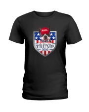 My Boston Terrier For Trump Ladies T-Shirt tile