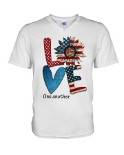 Love one V-Neck T-Shirt tile