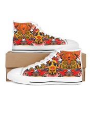 Be kind Men's High Top White Shoes tile