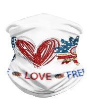 Love and peace Neck Gaiter tile